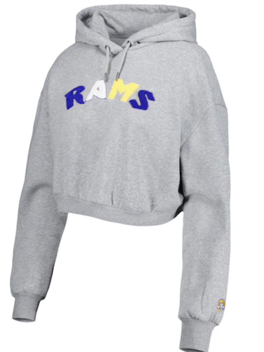 LA RAMS Cropped Pullover Hoodie